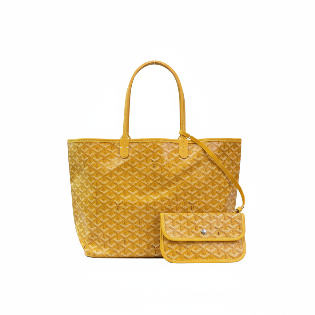 Women's Patterned Tote Bag with Matching Pouch - Large Shopper Bag