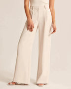 Women's Wide-leg Trousers – Black