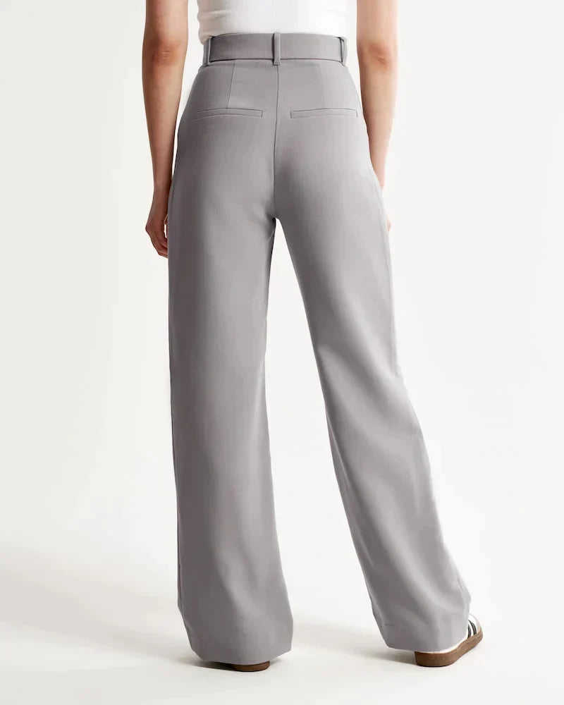 Women's Wide-leg Trousers – Black