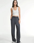 Women's Wide-leg Trousers – Black