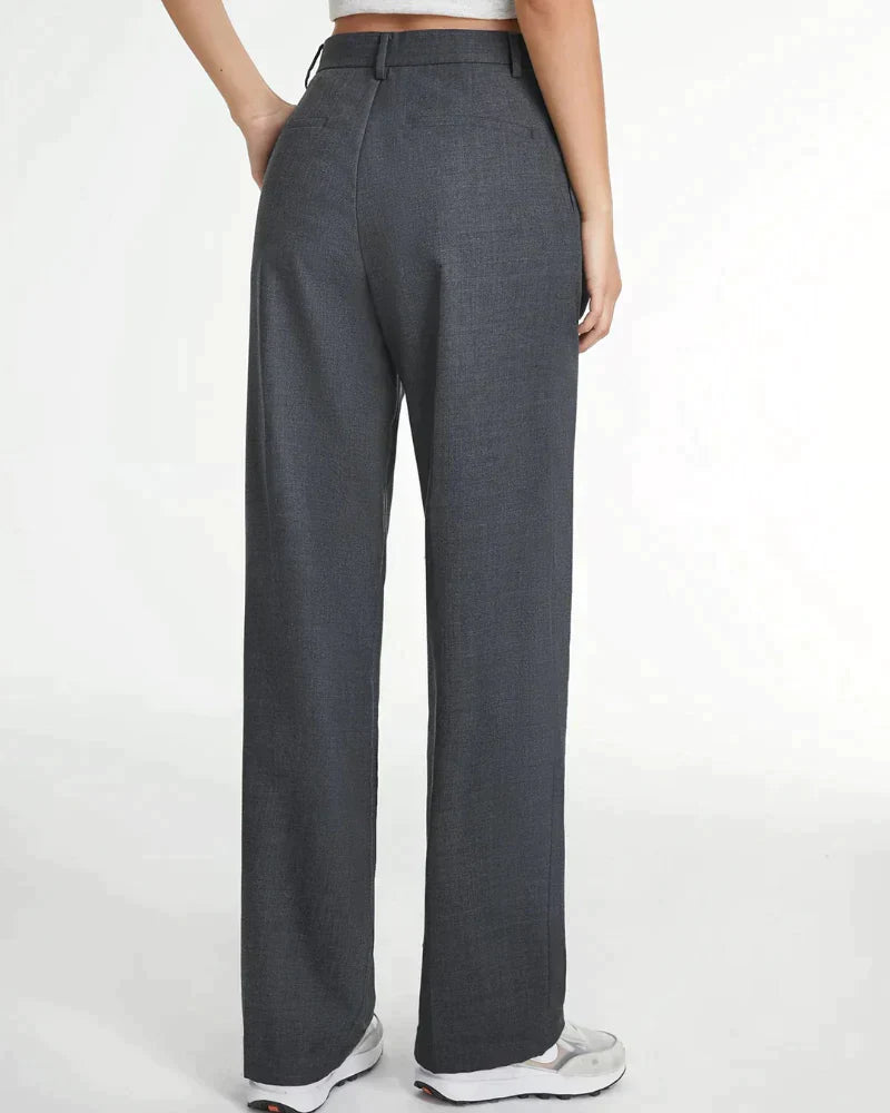 Women's Wide-leg Trousers – Black