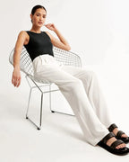 Women's Wide-leg Trousers – Black