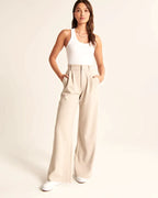 Women's Wide-leg Trousers – Black