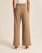 Women's Wide-leg Trousers – Black