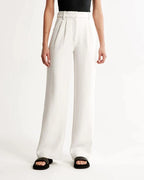 Women's Wide-leg Trousers – Black