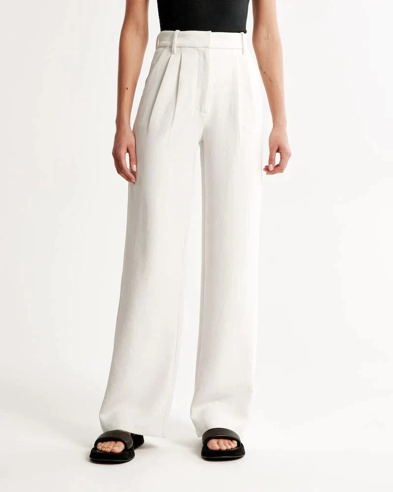 Women's Wide-leg Trousers – Black