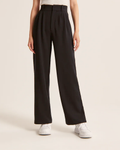 Women's Wide-leg Trousers – Black