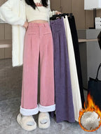 Women's Wide-leg Trousers – Black