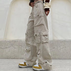 Women's Flared Cargo Trousers