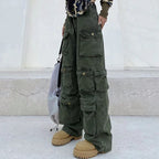 Women's Flared Cargo Trousers