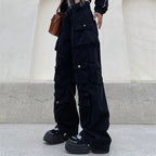 Women's Flared Cargo Trousers