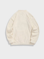 Women's Stand-collar Sweatshirt – White