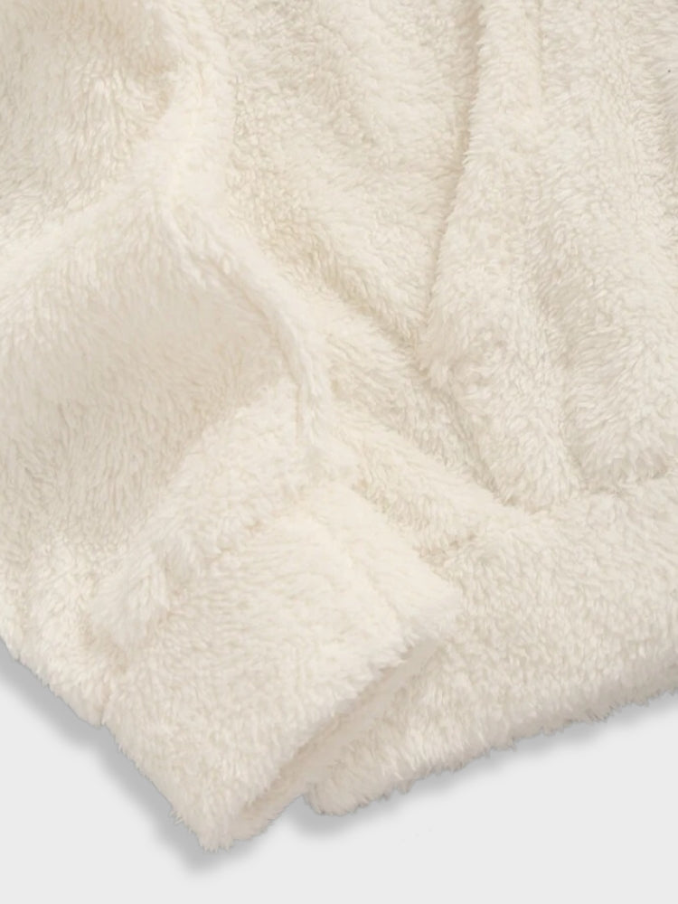 Women's Stand-collar Sweatshirt – White