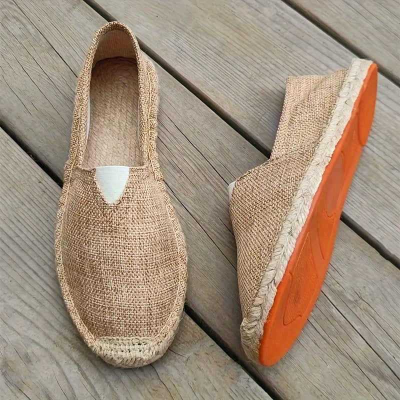 Men's Woven Espadrilles – Lightweight Summer Slip-Ons