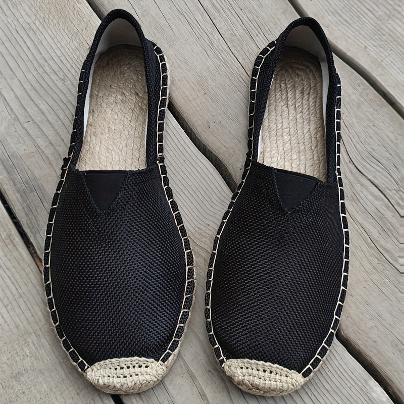 Men's Woven Espadrilles – Lightweight Summer Slip-Ons