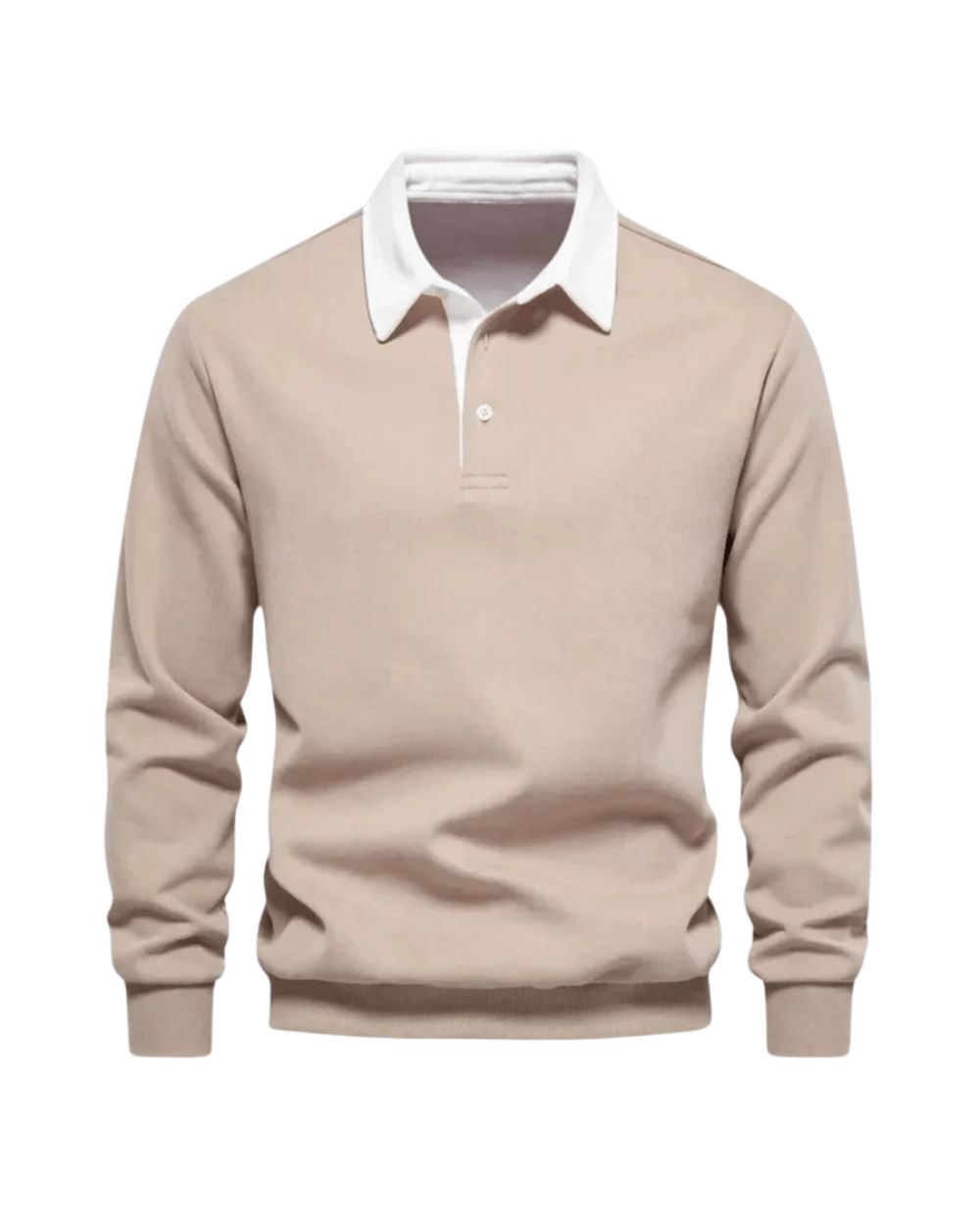 Men's Long Sleeve Polo Shirt – Soft Casual Top