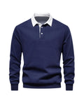 Men's Long Sleeve Polo Shirt – Soft Casual Top