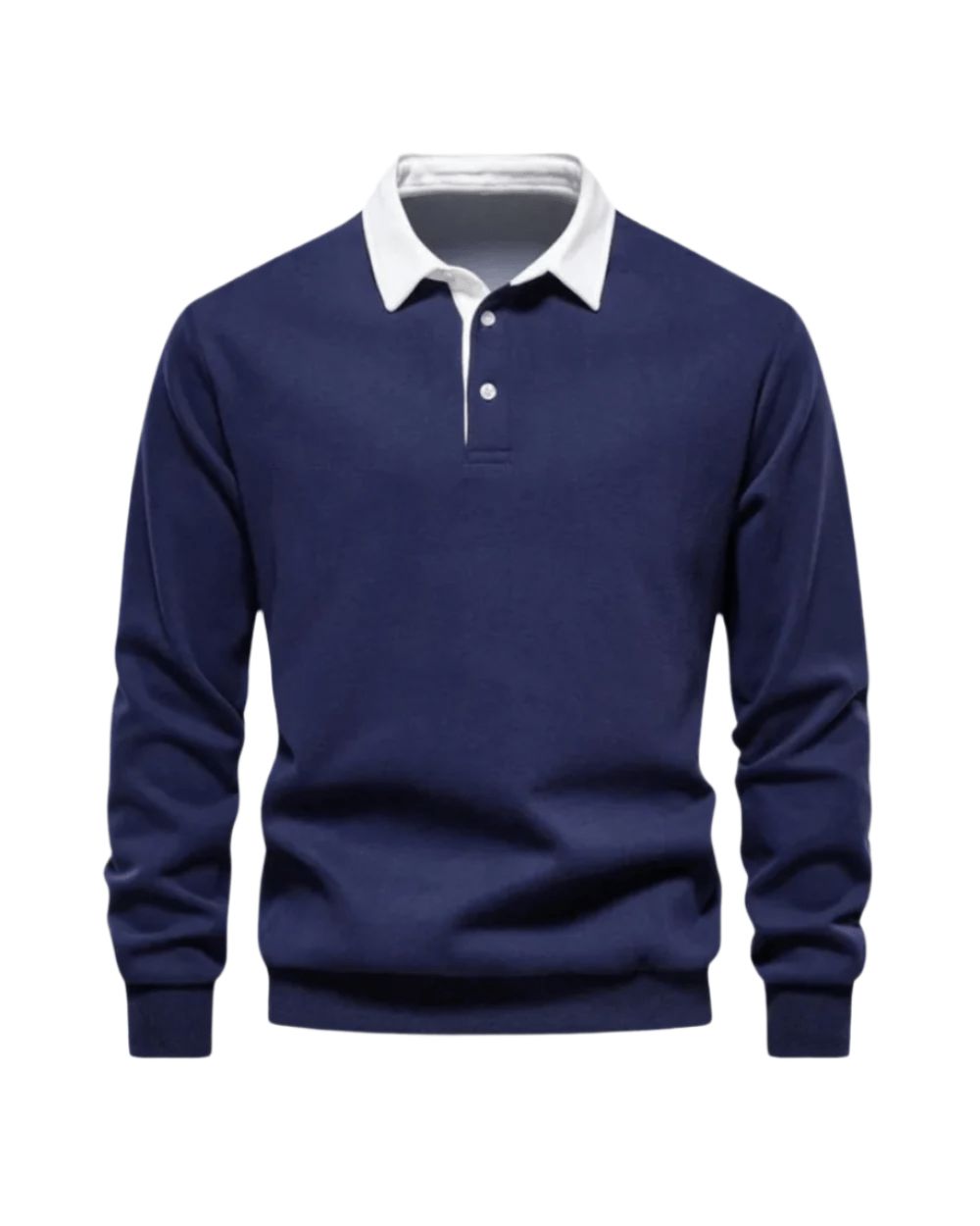 Men's Long Sleeve Polo Shirt – Soft Casual Top