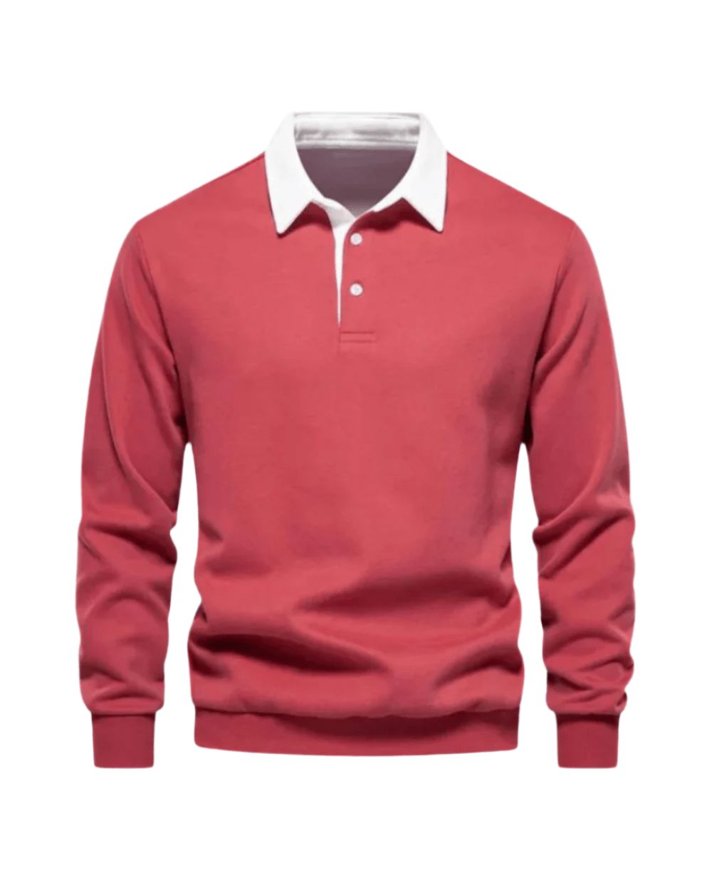 Men's Long Sleeve Polo Shirt – Soft Casual Top