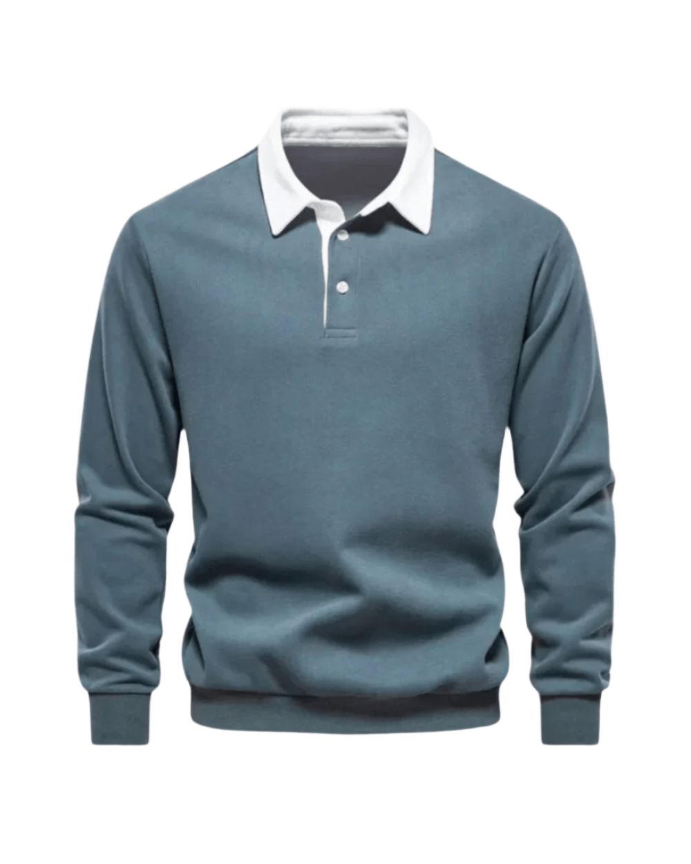 Men's Long Sleeve Polo Shirt – Soft Casual Top