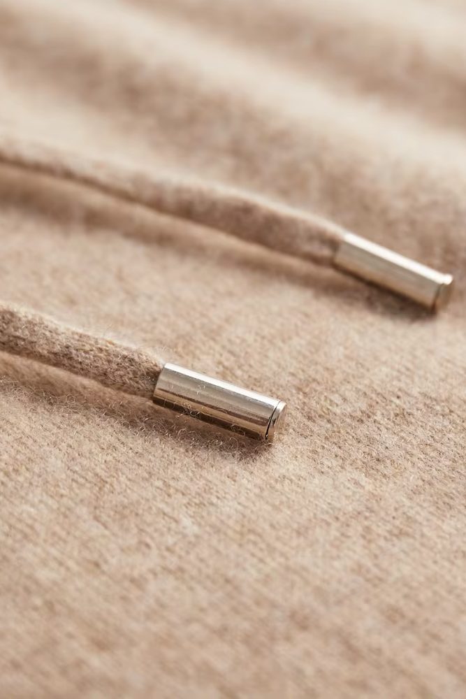 Men's Knitted Hooded Sweater – Drawstring Pullover