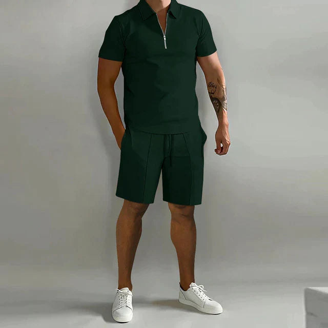 Men's Polo and Shorts Summer Set