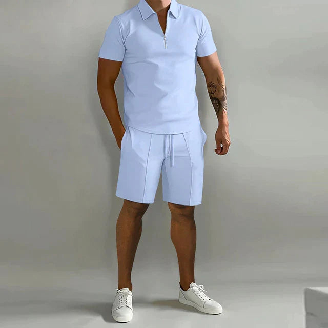 Men's Polo and Shorts Summer Set