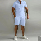 Men's Polo and Shorts Summer Set