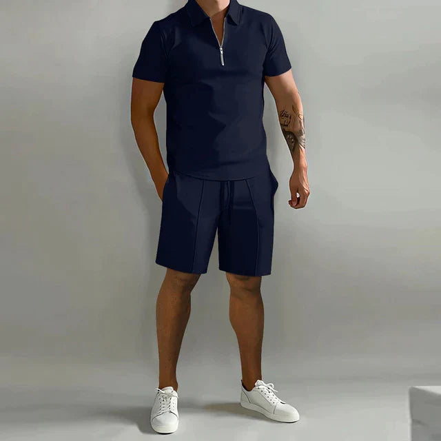 Men's Polo and Shorts Summer Set