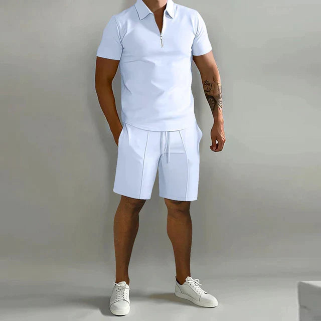Men's Polo and Shorts Summer Set