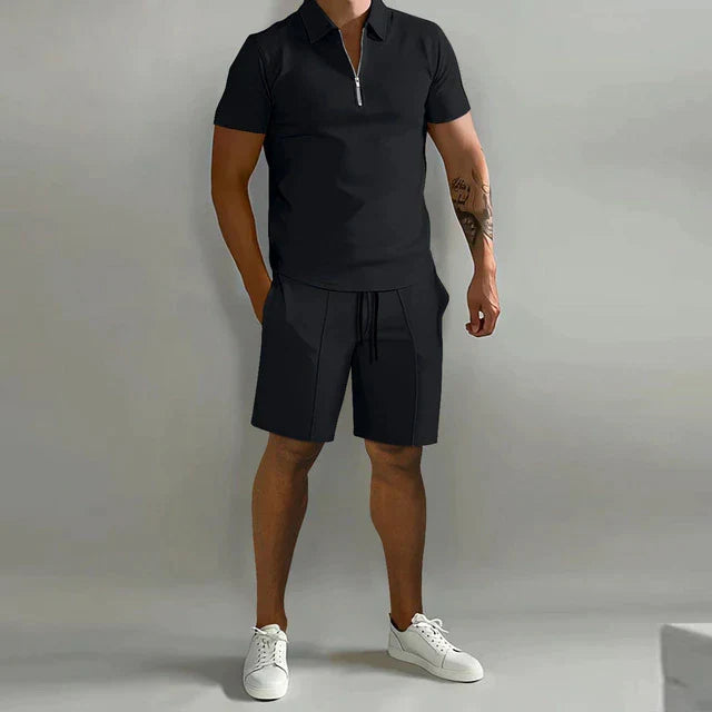 Men's Polo and Shorts Summer Set