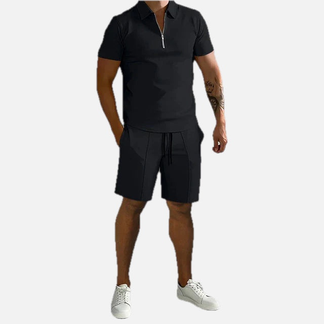 Men's Polo and Shorts Summer Set