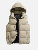 Men's Quilted Gilet with Hood
