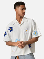 Men's Floral Short Sleeve Shirt