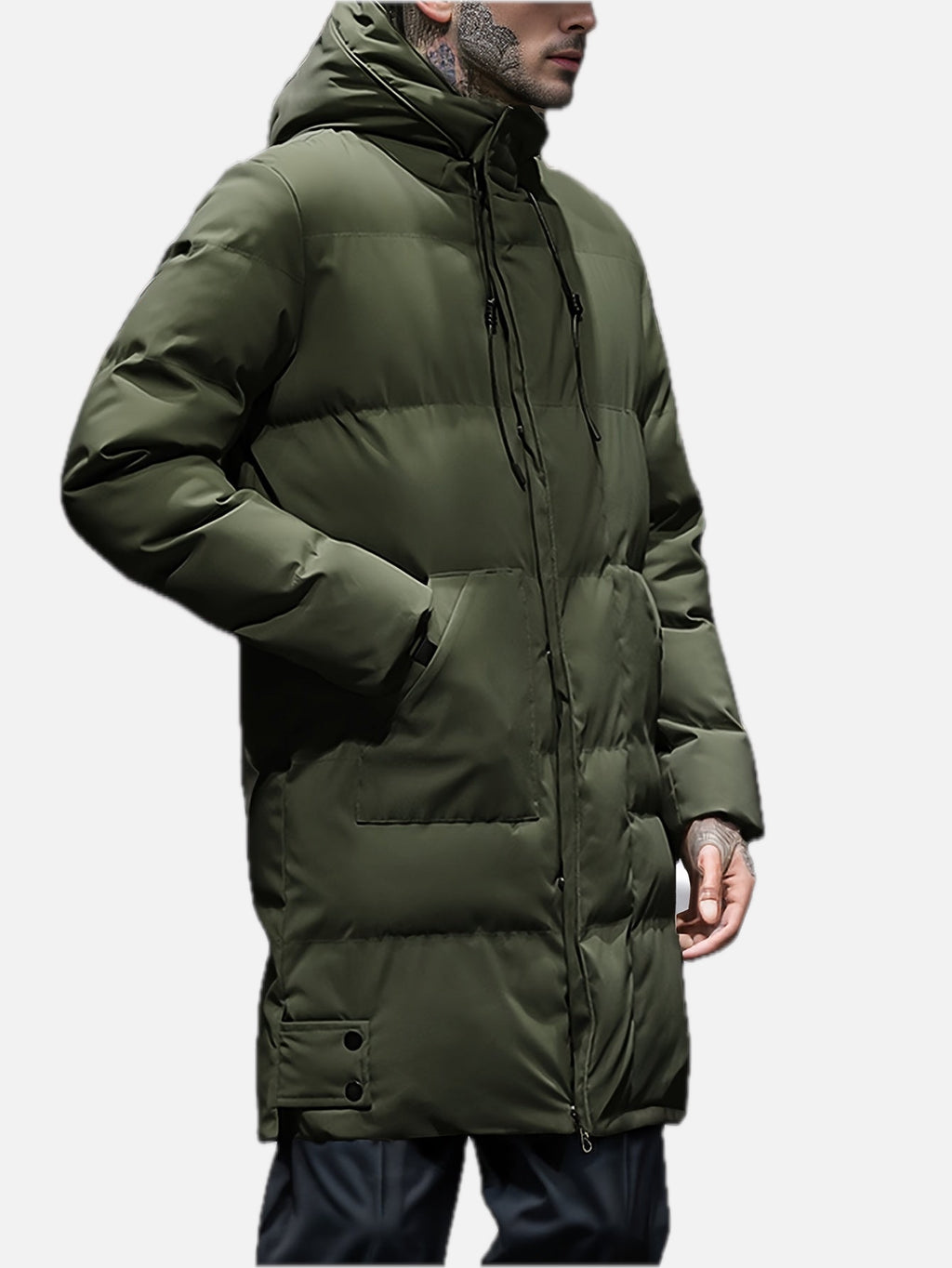 Men's Hooded Padded Winter Parka