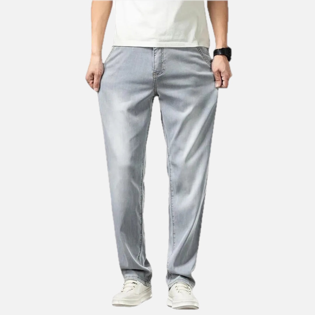 Men's Lightweight Straight-Leg Jeans