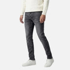 Men's Slim Fit Light Wash Stretch Jeans