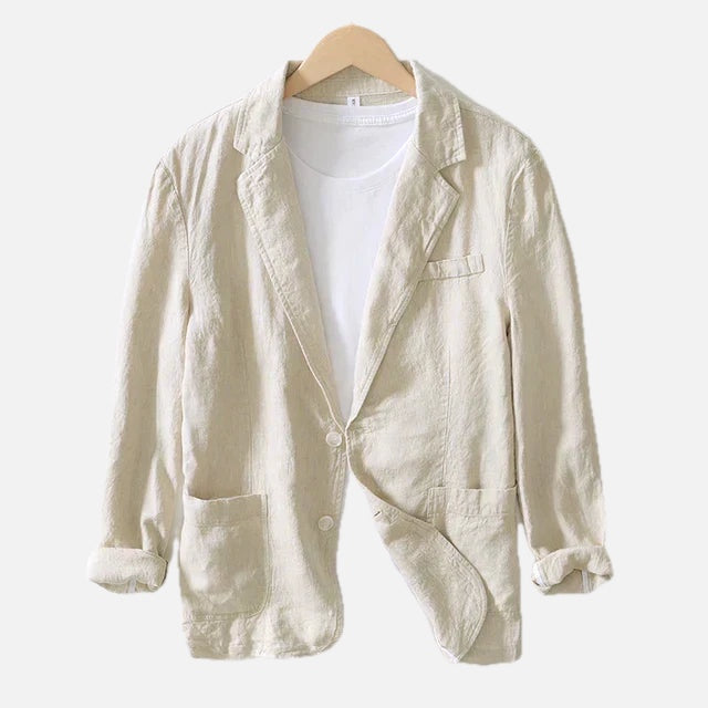 Men's Regular Fit Linen Blazer