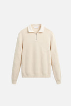 Men's Zip Neck Knitted Jumper