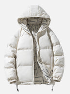 Men's Reversible Quilted Jacket with Hood