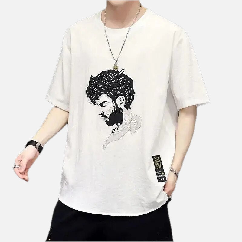 Men's Relaxed Fit Crew Neck T-Shirt