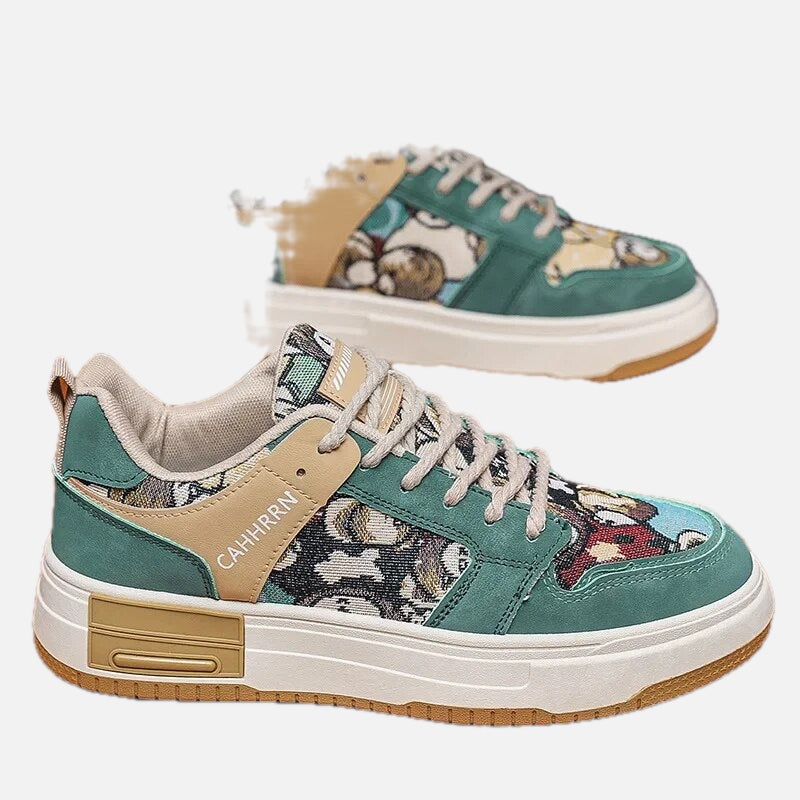 Men's Platform Canvas Trainers