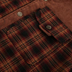 Men's Printed Field Jacket – Borg-Lined Cotton-Blend Outerwear