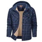 Men's Printed Fleece-Lined Jacket – Relaxed Hooded Layer