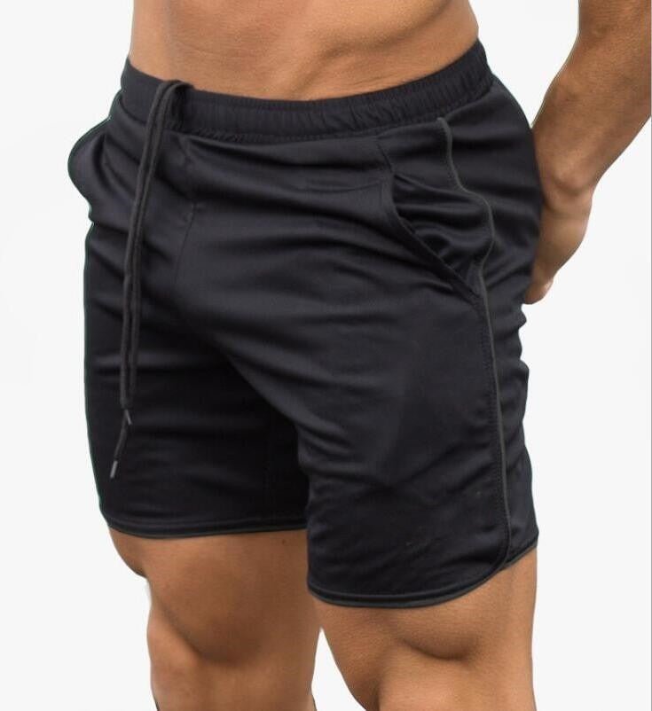 Men's Lightweight Athletic Shorts – Drawstring Elastic-Waist Training