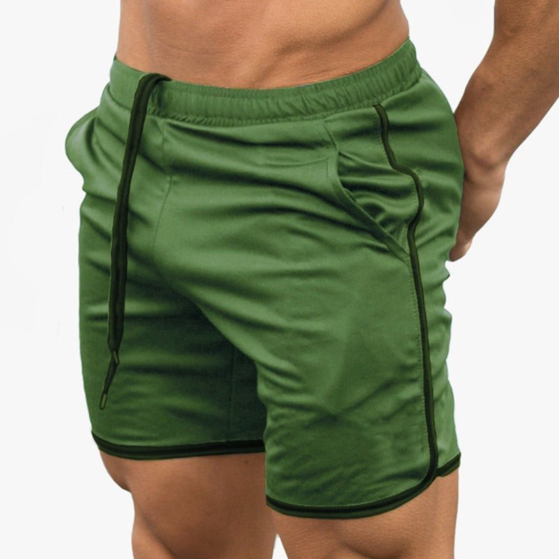 Men's Lightweight Athletic Shorts – Drawstring Elastic-Waist Training