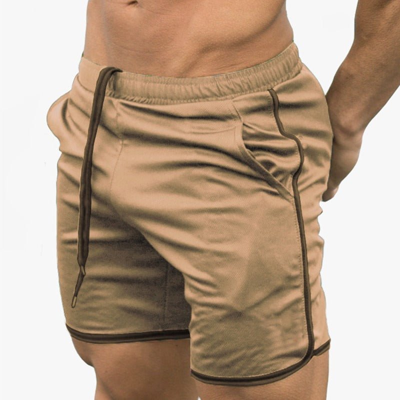 Men's Lightweight Athletic Shorts – Drawstring Elastic-Waist Training