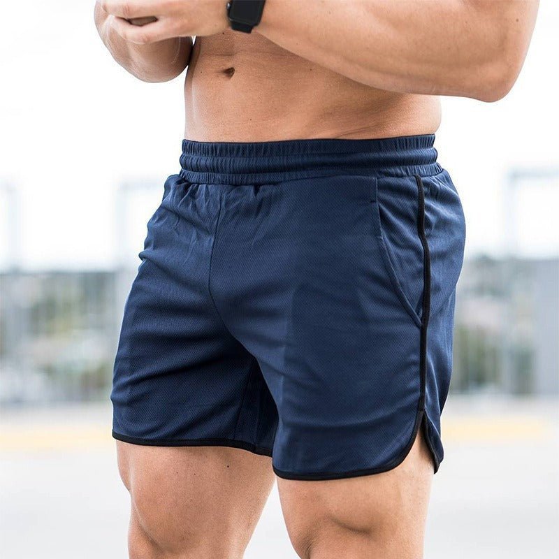 Men's Lightweight Athletic Shorts – Drawstring Elastic-Waist Training