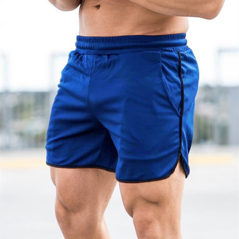 Men's Lightweight Athletic Shorts – Drawstring Elastic-Waist Training