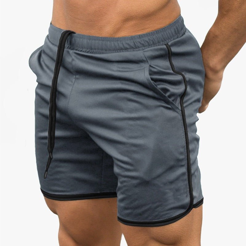 Men's Lightweight Athletic Shorts – Drawstring Elastic-Waist Training